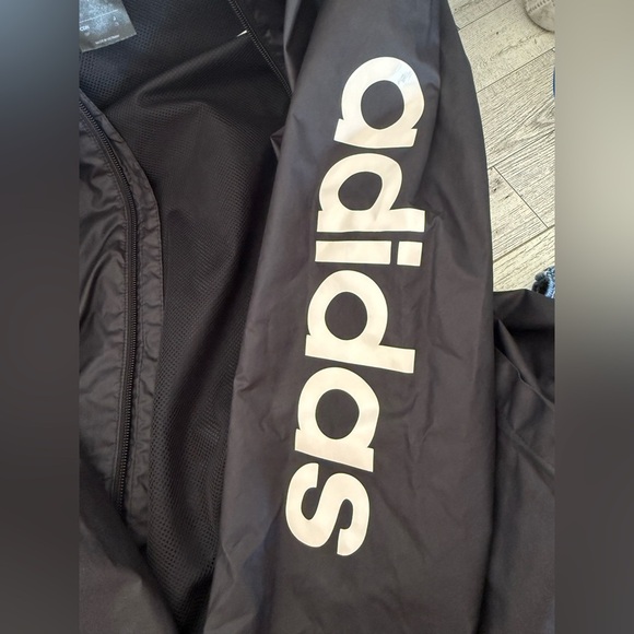Adidas Lightweight Black Jacket (Adult Small) - Picture 6 of 6